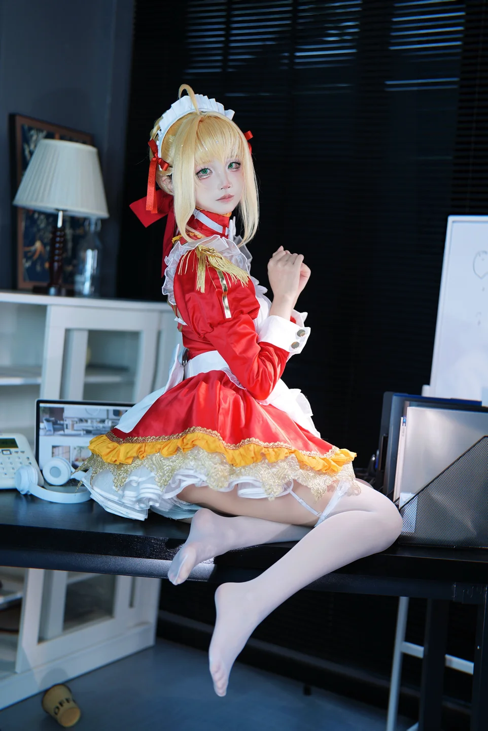 五更百鬼 - FGO：尼禄 女仆 [15P-166MB] tg@simisebaisi 【丝足阁】005.webp